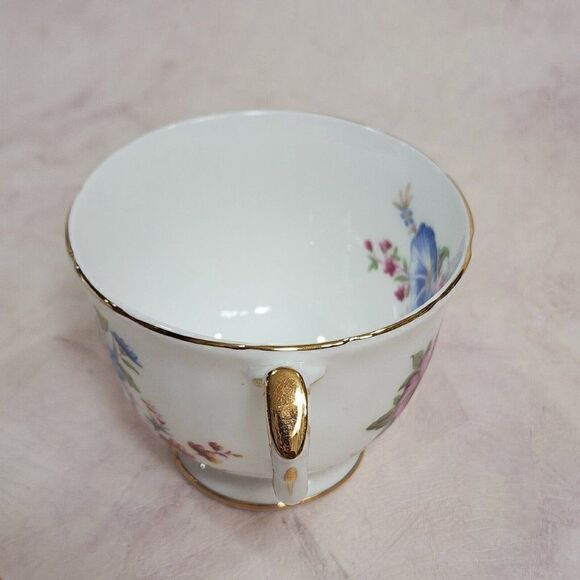 AYNSLEY Fine English Bone China Floral Teacup & Saucer - Picture 7 of 11